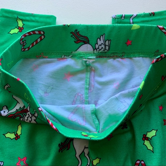 Justice Hooded Christmas Unicorn Pajama Set - Picture 15 of 15